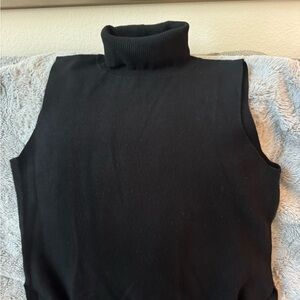 Truth Charcoal Sleeveless Turtleneck